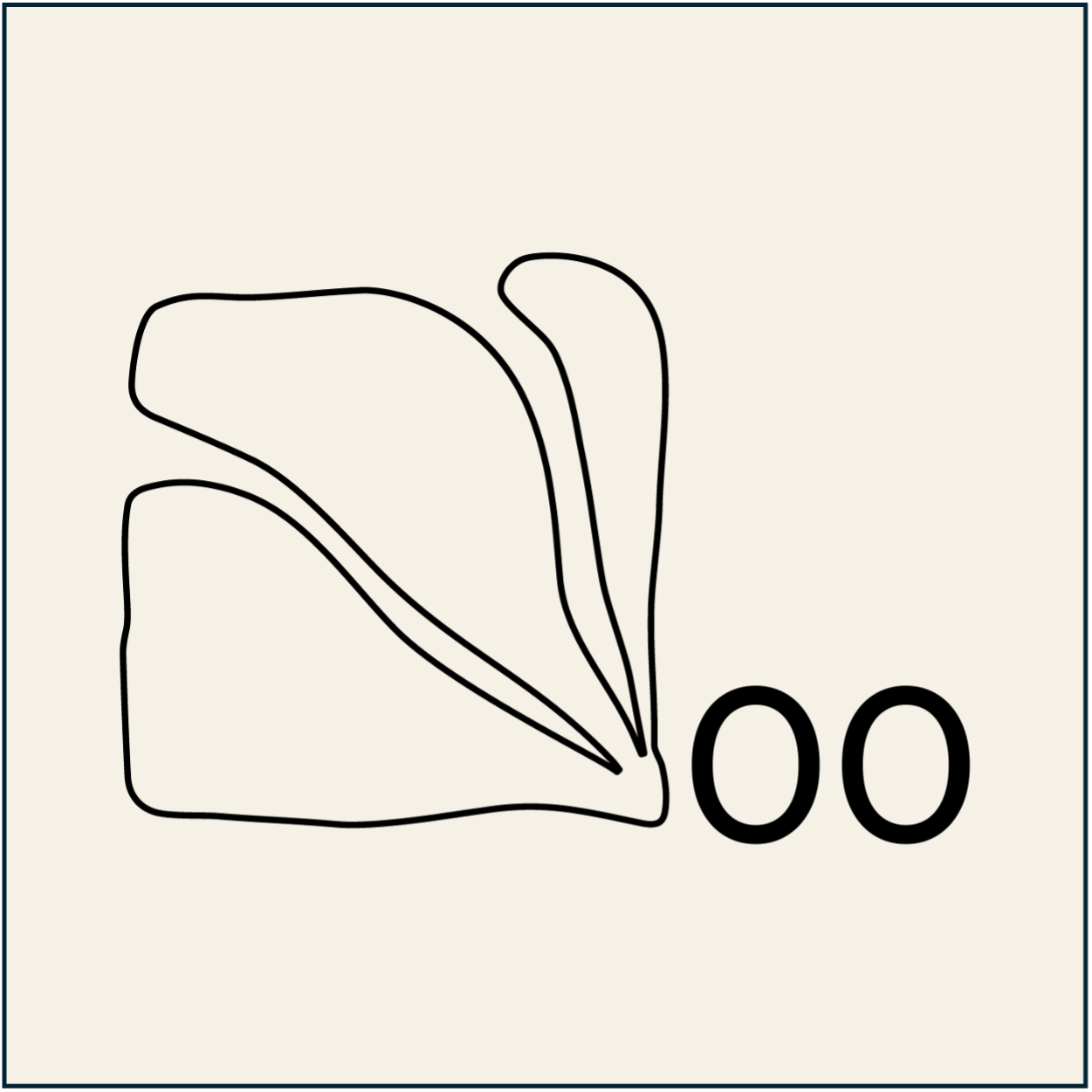 00 A black and white image of an envelope with the number 0.